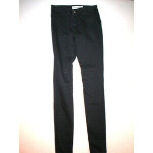 New Womens $230 J Brand Hussein Chalayan Jeans 25 X 33.5 Black Skinny Tall Leggi